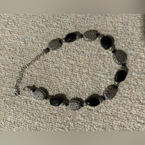 NWOT Brighton Full Moon Rising Onyx Necklace Chunky Beaded-Never Worn